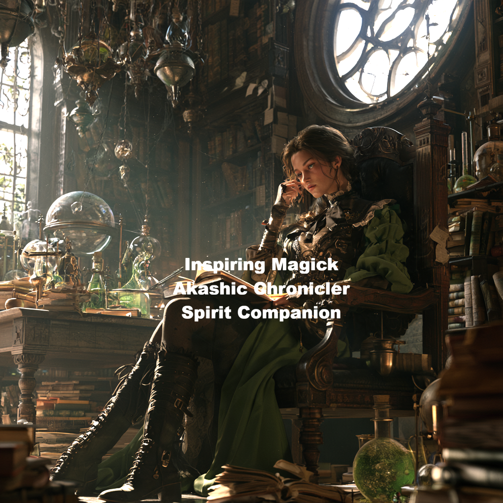 Female Akashic Chronicler Spirit Companion | Best Fit Conjuring