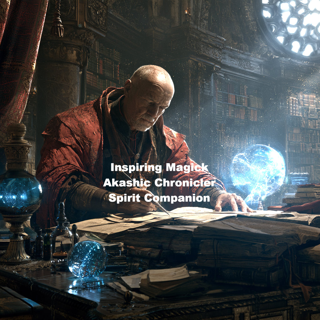 Male Akashic Chronicler Spirit Companion | Best Fit Conjuring