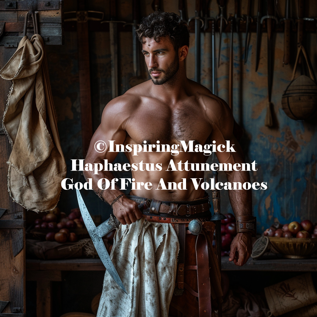 Hephaestus Attunement The Greek God of Fire Volcanoes Craft Creativity