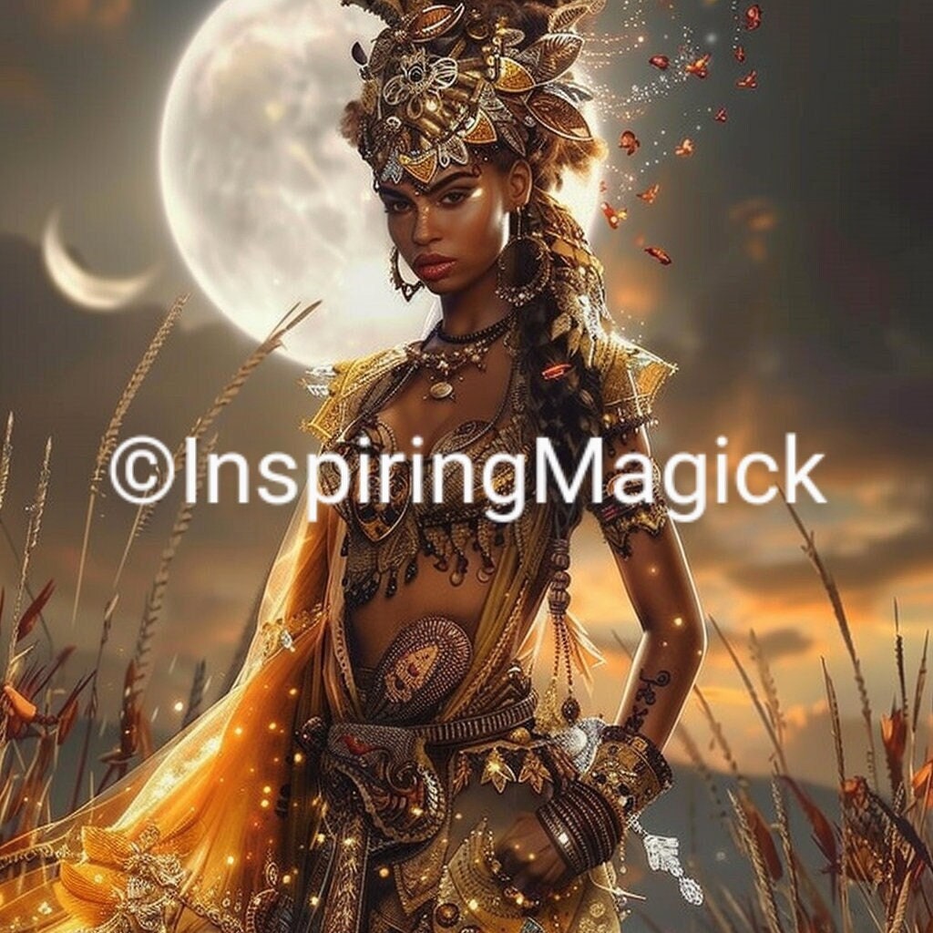 Madame Lalinn Attunement Initiation Voodoo Loa of Luck Fertility Lunar Magic Beauty Spirit Guide Spirit Companion