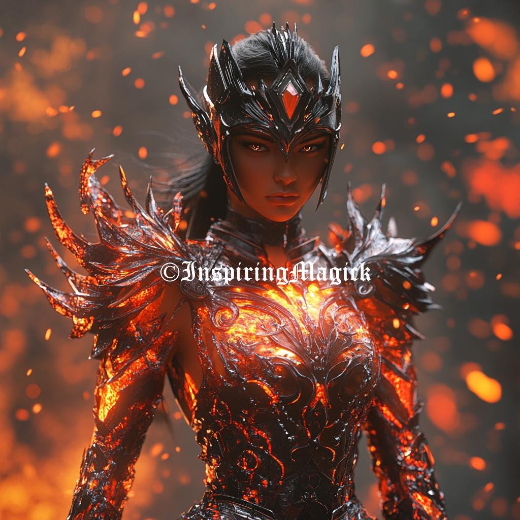 Female Astral Warrior Spirit Companion | Best Fit Conjuring
