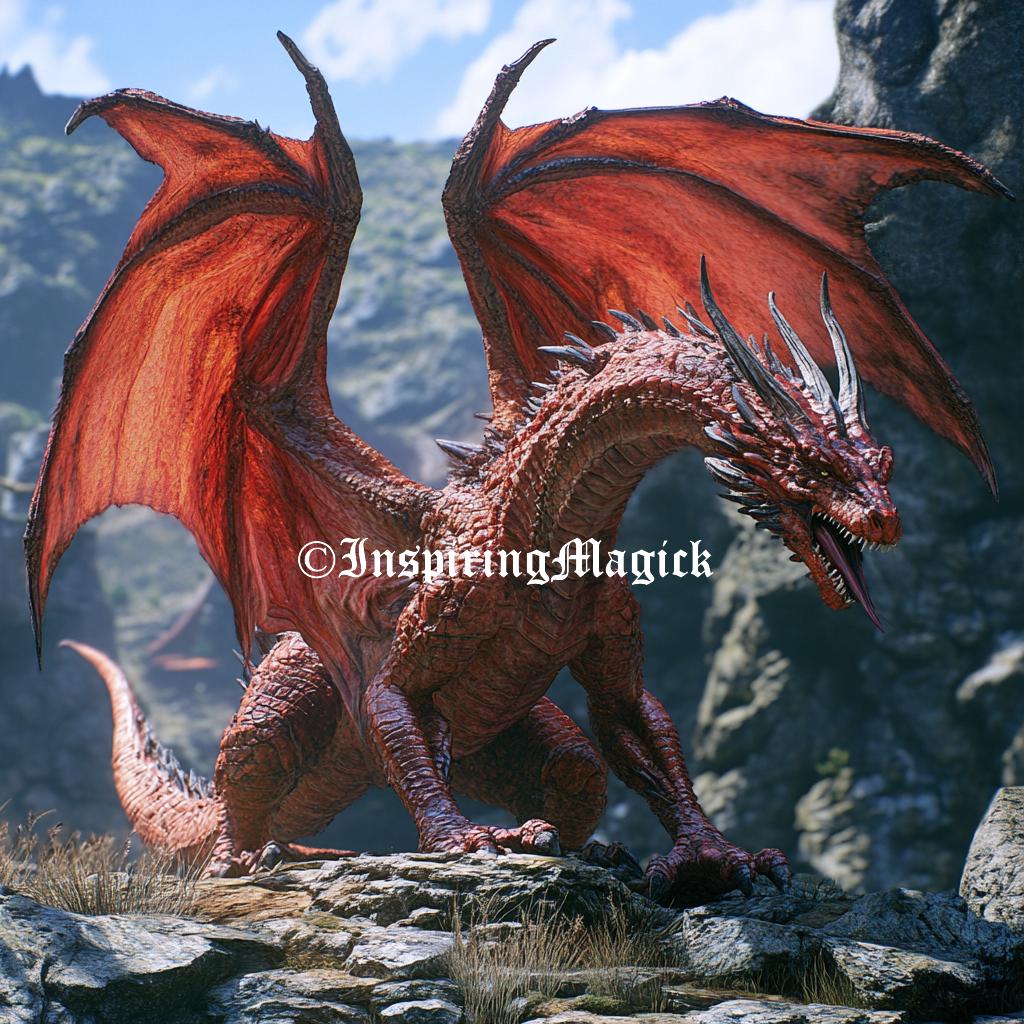 Red Carnelian Dragon Spirit Companion | Custom Conjuring and Binding