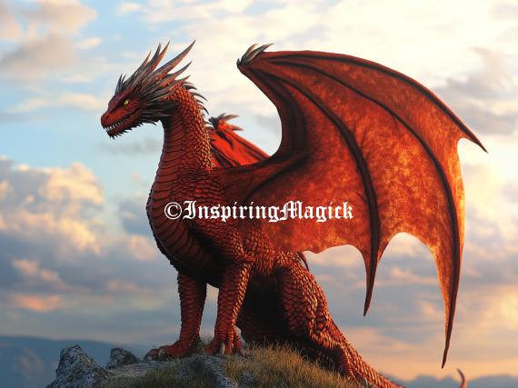 Master Level Ember Dragon Spirit Companion | Digital PDF Report