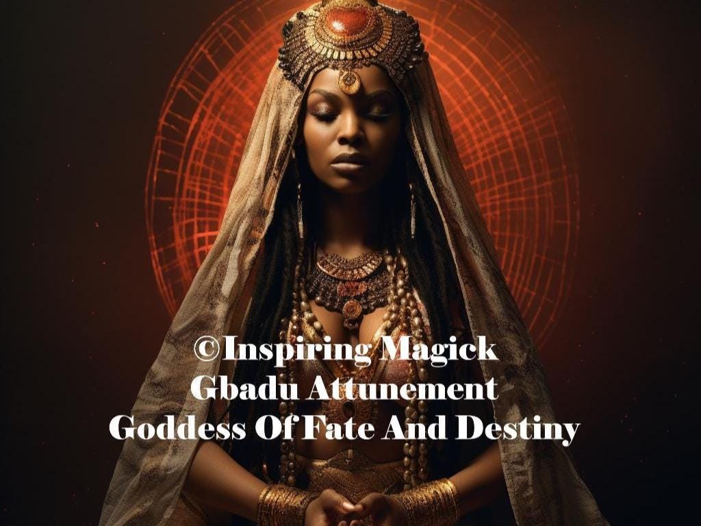 Gbadu Attunement | Goddess of Fate and Divination