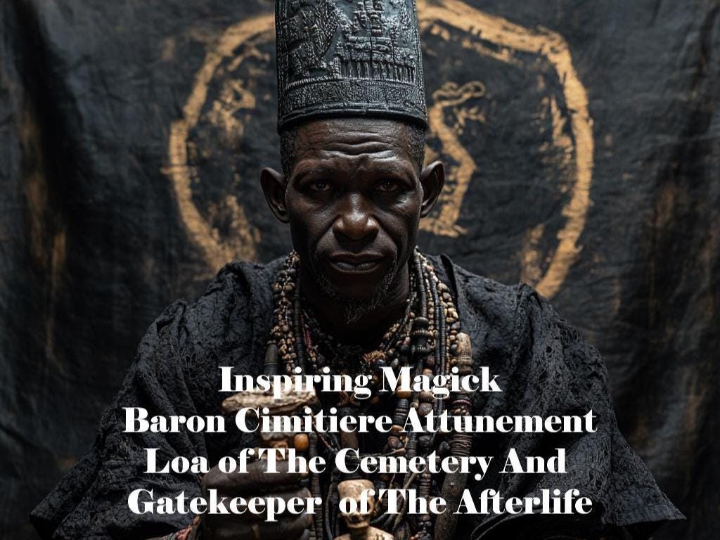 Baron Cimetiere Attunement Vodou Loa Of The Cemetery And Gatekeeper To The Afterlife
