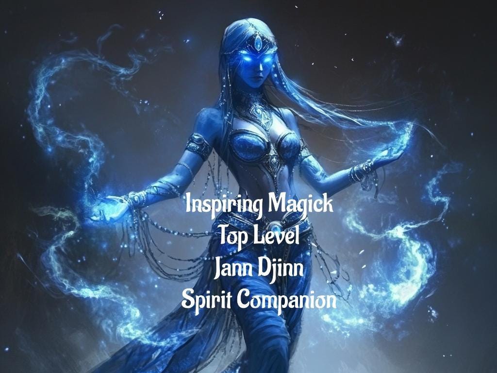 Master Level Jann Djinn Spirit Companion | Best Fit Conjuring