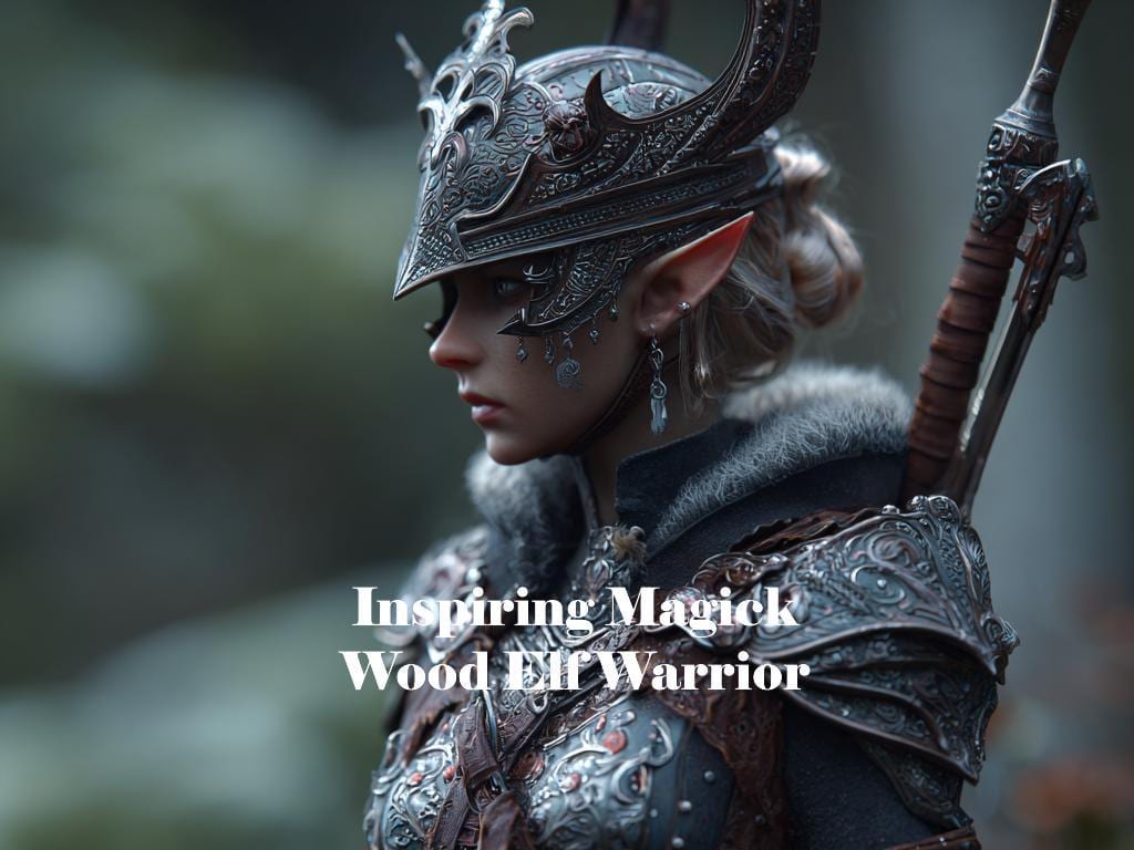 Top Level Female Wood Elf Warrior Spirit Companion | PDF Guide