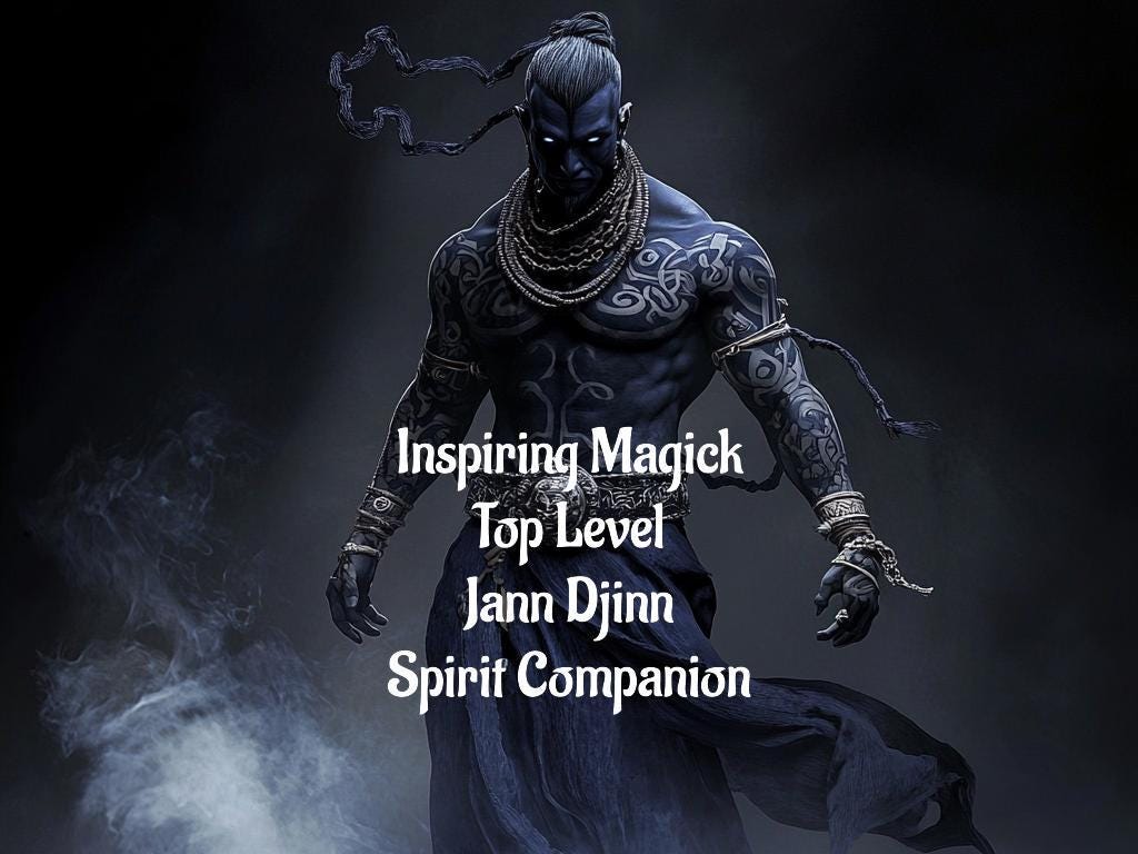 Top Tier Male Jann Djinn Spirit Companion | PDF Guide and Remote Binding