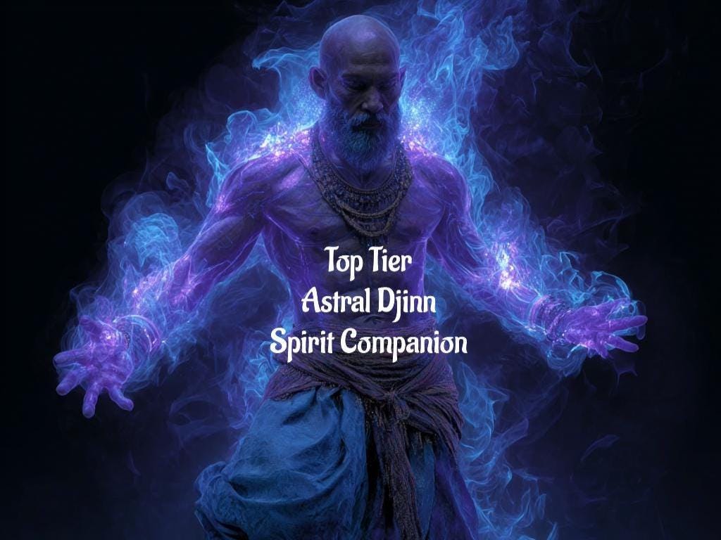 Astral Djinn Spirit Companion | Best Fit Conjuring