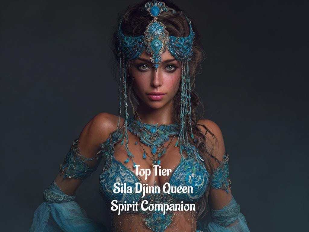Sila Djinn Queen Spirit Companion. Top Tier Conjuring