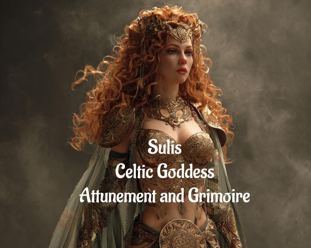 Sulis Attunement and Grimoire | Celtic Goddess of Sacred Waters