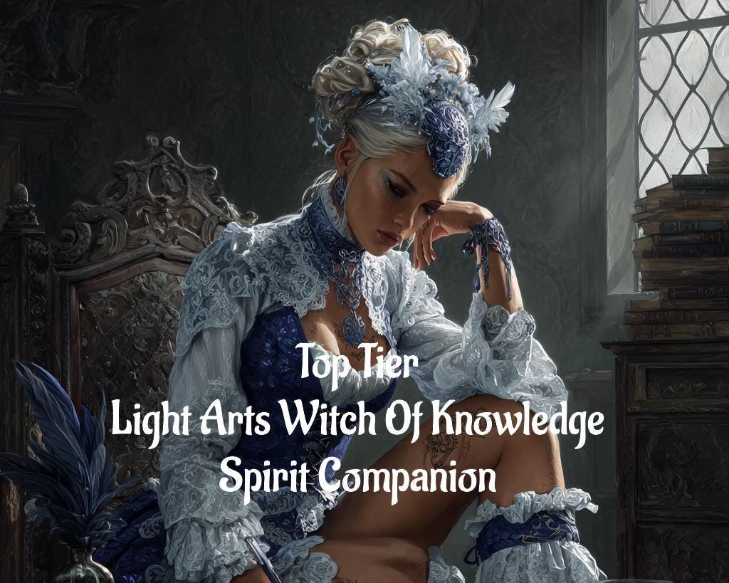 Witch of Knowledge and Wisdom Spirit Companion | Digital Download