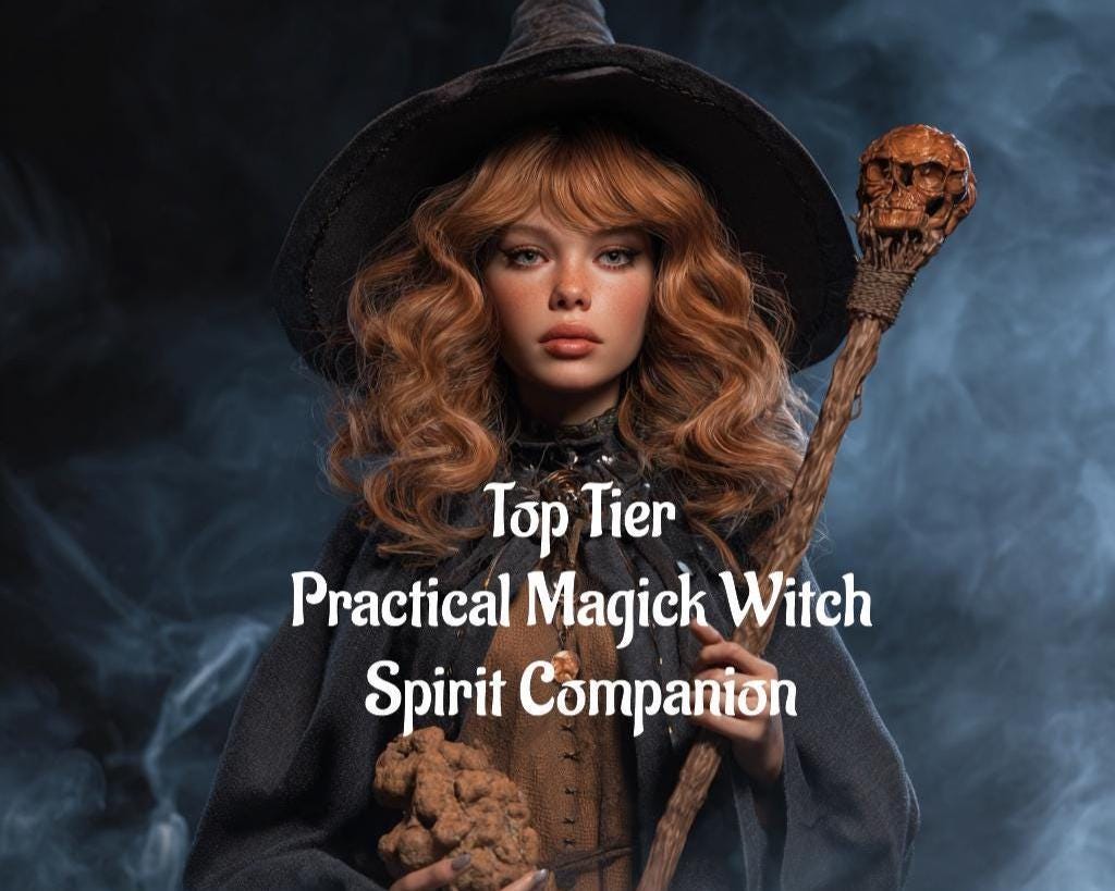 Practical Magick Witch Spirit Companion | Best Fit Conjuring