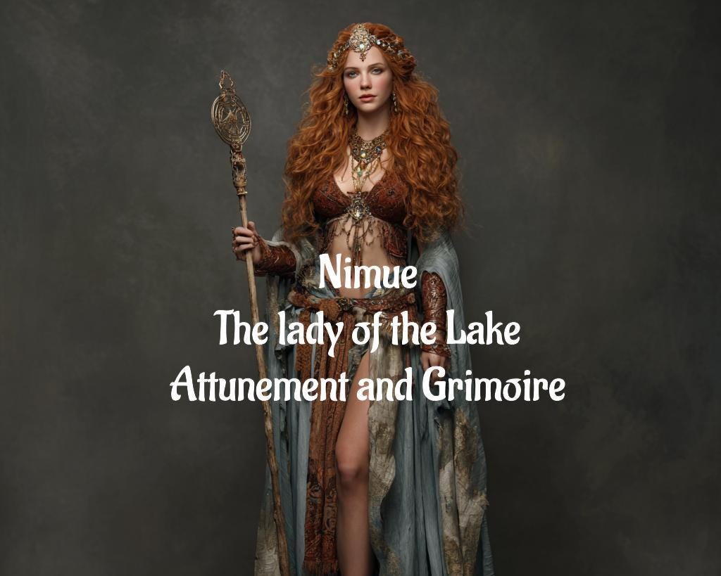 Nimue Attunement and Grimoire | Lady of the Lake