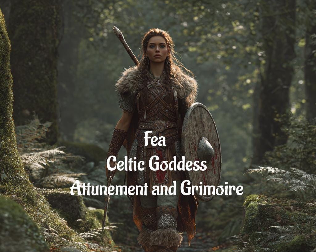 Fea Attunement | Celtic Goddess of Battle and Prophetic Insight