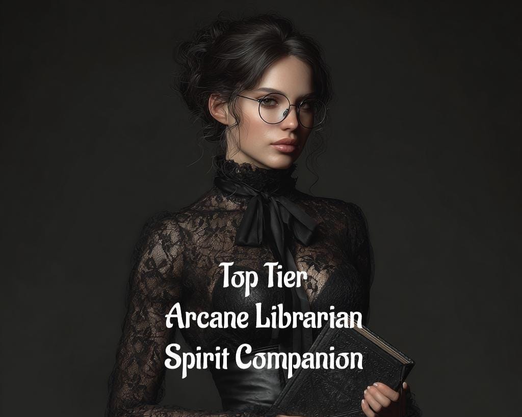 Arcane Librarian Spirit Companion | Best Fit Conjuring