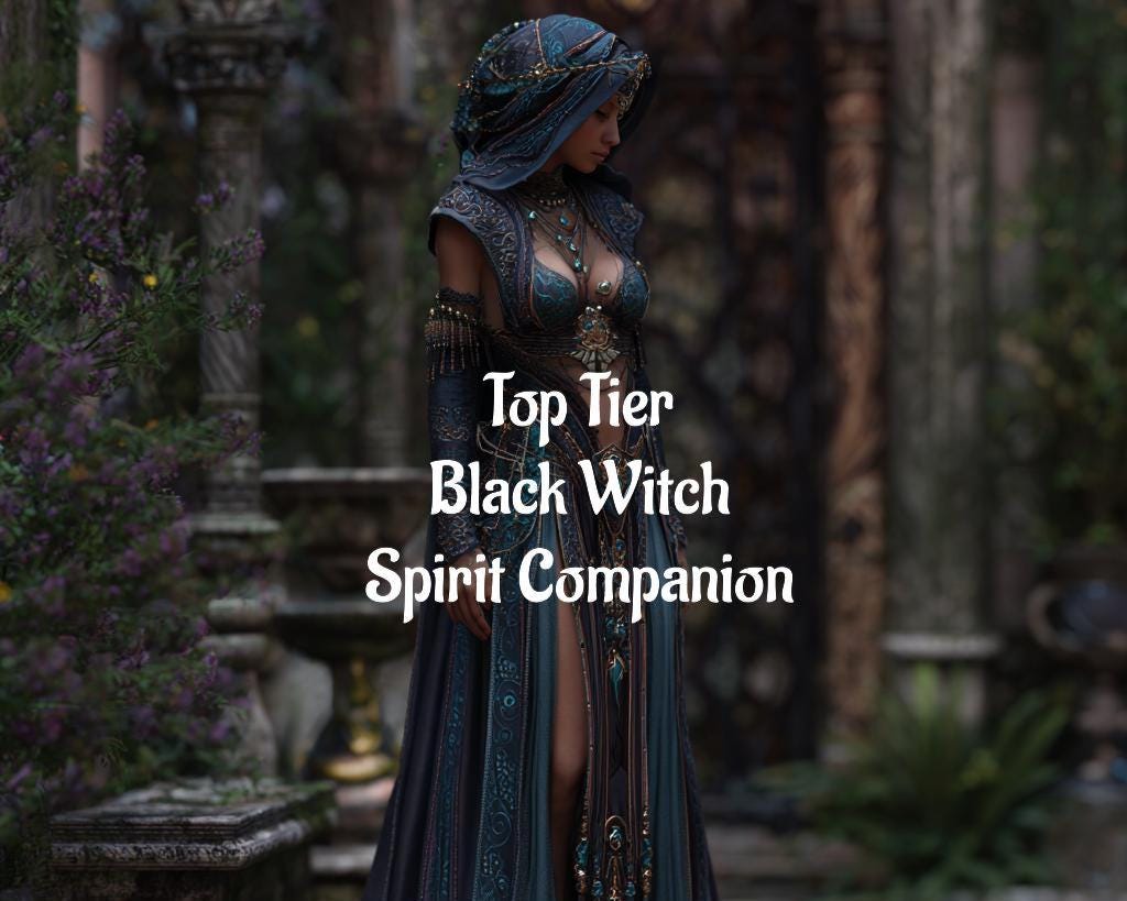 Black Witch Spirit Companion | Best Fit Conjuring