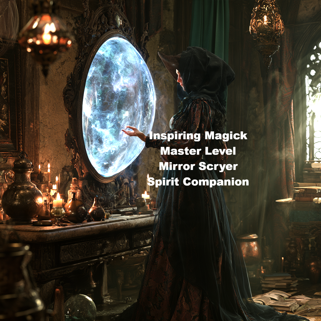Master Level Mirror Scryer Spirit Companion Conjuring