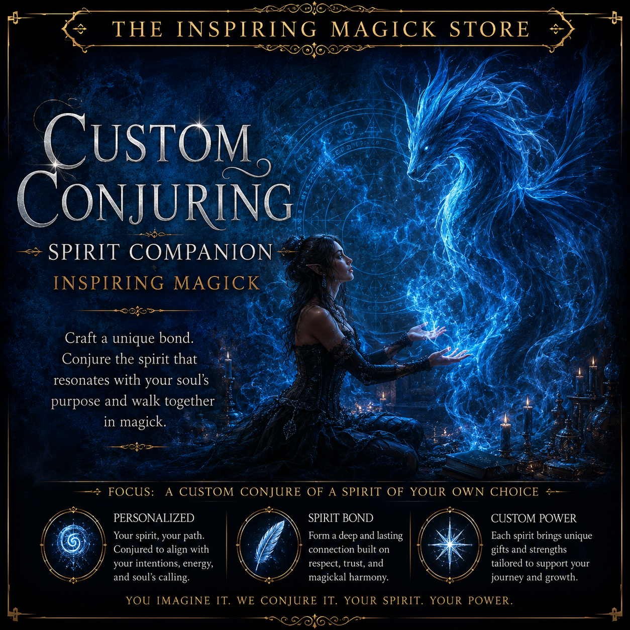 Custom Conjure Of Any Spirit Of Your Choice Distance Binding
