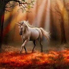 Autumn Unicorn Spirit Companion Conjuring Remote Binding