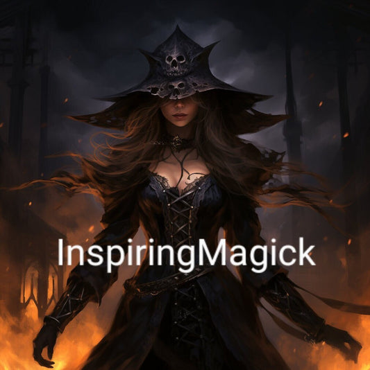 War Witch Spirit Guide and Companion. Conjuring. Binding. Power. Magick. Revenge