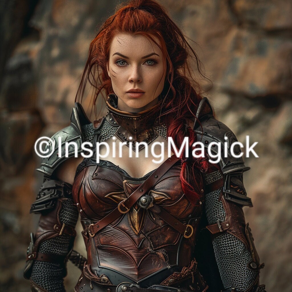 Beautiful Female Warrior Spirit Companion Conjuring. Strength. Confidence. Empowerment.Ambition