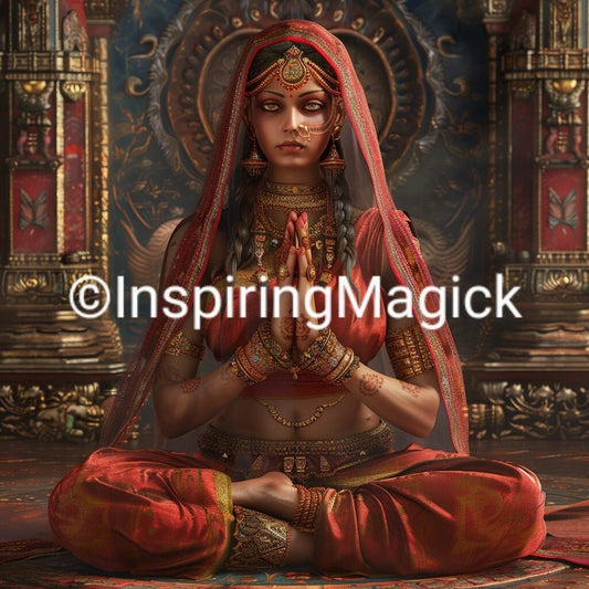 Shakti Attunement. Hindu Goddess Of Protection And Spiritual Growth