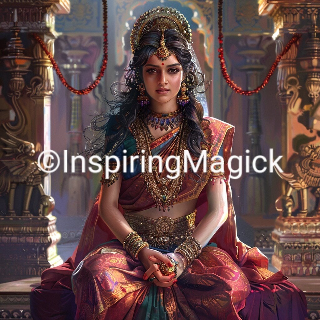 Anumati Attunement. Hindu Goddess Of Spirituality, Good Luck And Good Fortune