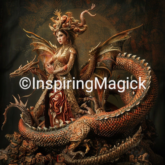 Tiamat Attunement. Mesopotamian Goddess of Sea, Chaos, Healing, protection and Magic