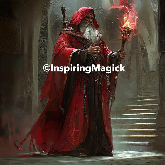 Arcane Temple Wizard Spirit Guide And Companion. Conjuring. Remote BInding