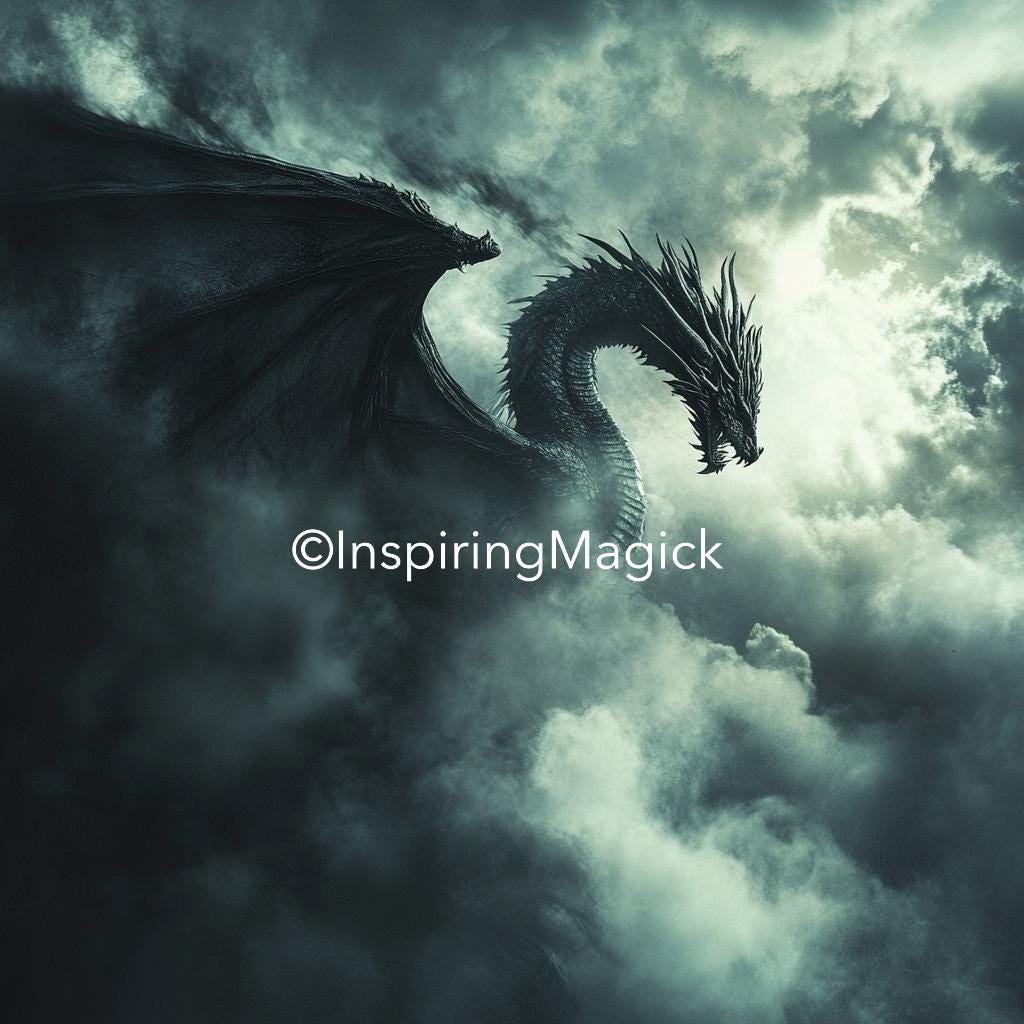 Black Obsidian Dragon. Custom Conjuring. Remote Binding. Protection. Discernment. Truth Seeking. Growth