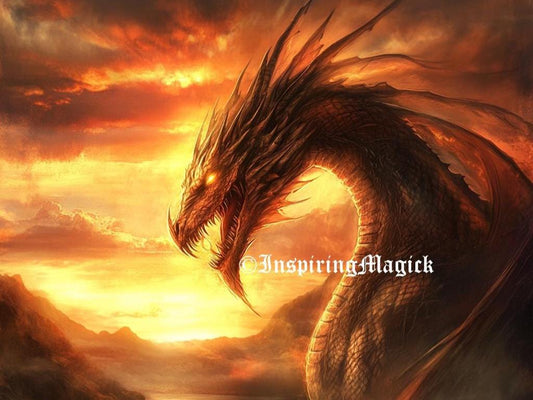 Duskfire Dragon Spirit Companion Spirit Guide Conjuring Binding