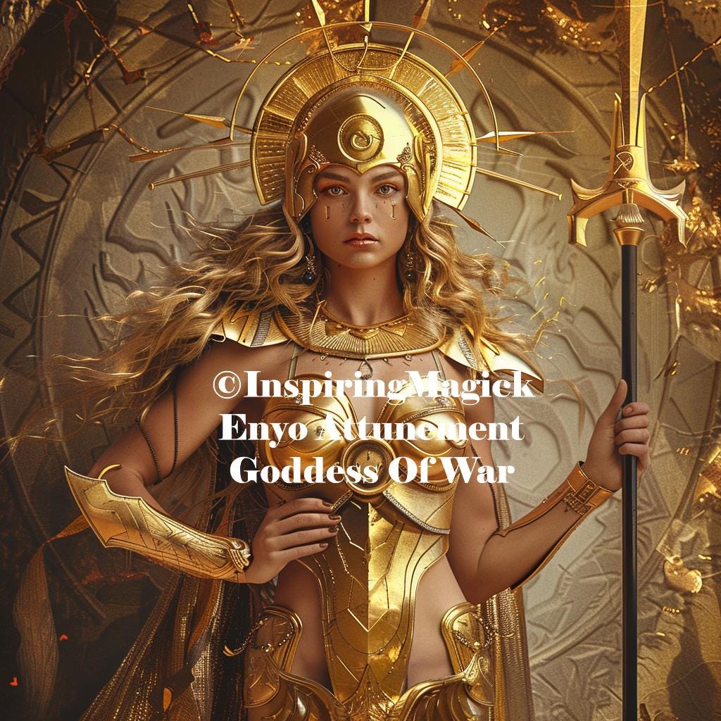 Enyo Attunement. Greek Goddess Of War And Destruction