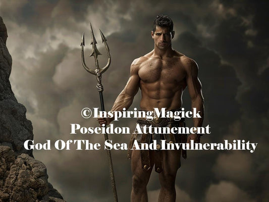 Poseidon Attunement Initiation Greek God Of Strength Shapeshifting Immortality Invulnerability