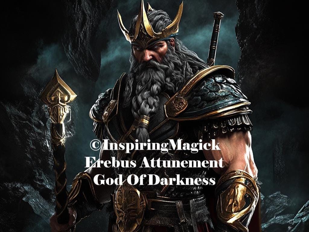 Erebus Attunement Greek God Of Darkness Mystery And Hidden Power