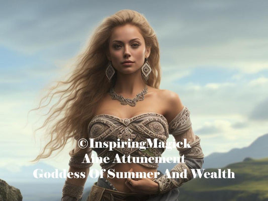 Goddess Aine Attunement Celtic Goddess Of Summer And Wealth