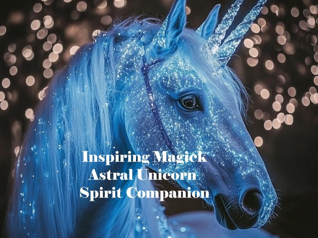 Astral Unicorn Spirit Companion Spirit Guide Conjuring Binding