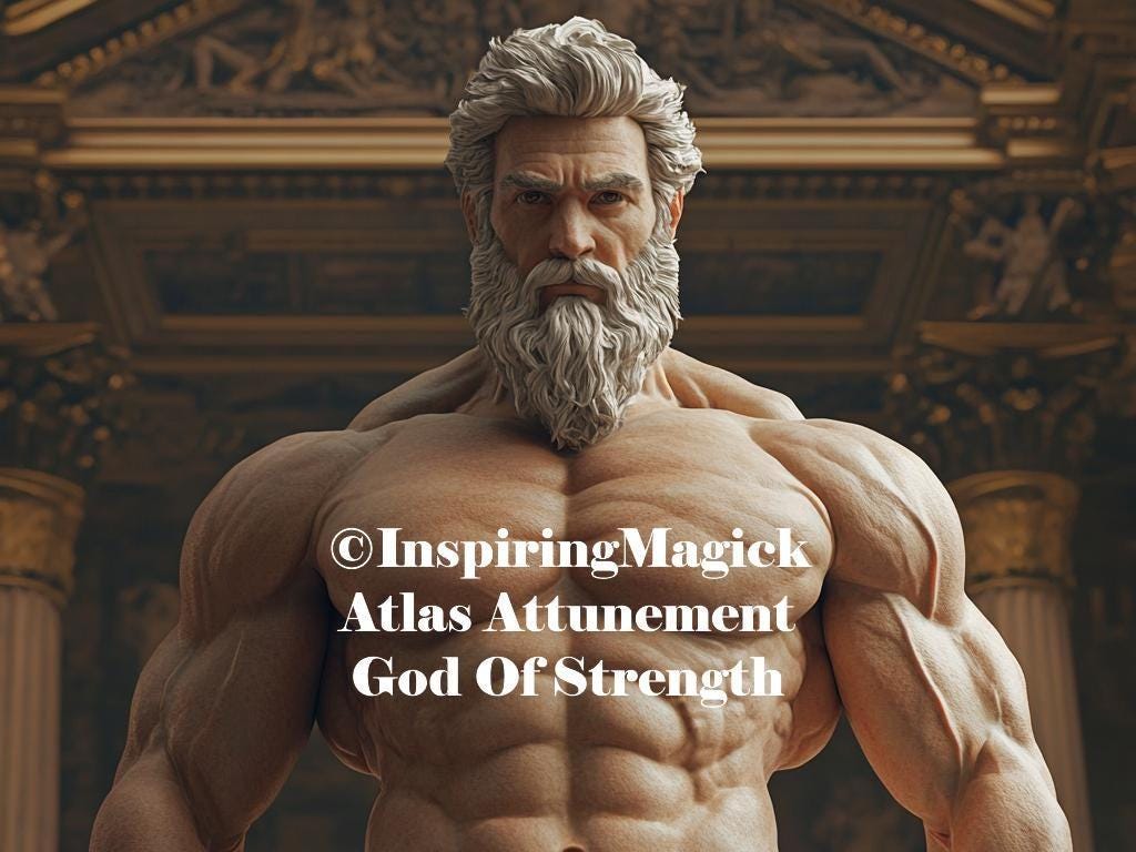 Atlas Attunement Greek Titan Of Strength And Endurance