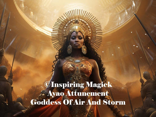 Ayao Attunement Orisha Of Storm Protection And Transformation