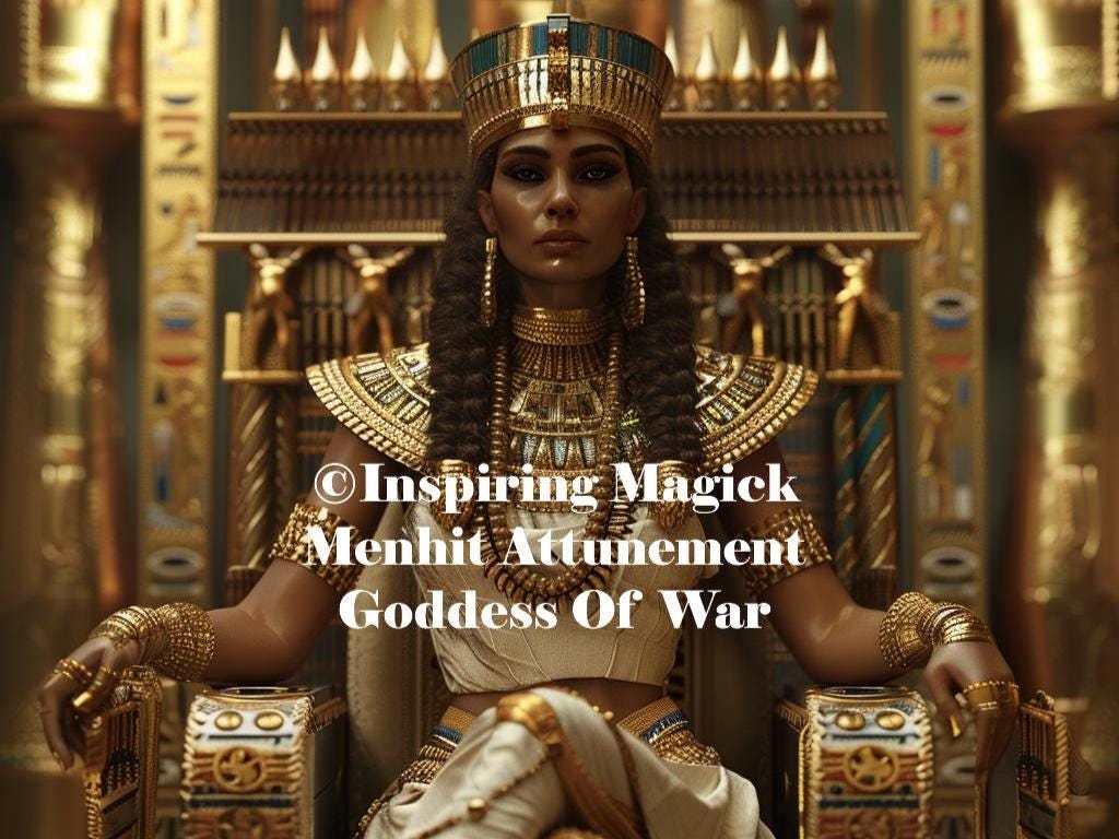 Menhit Attunement Egyptian Goddess Of War