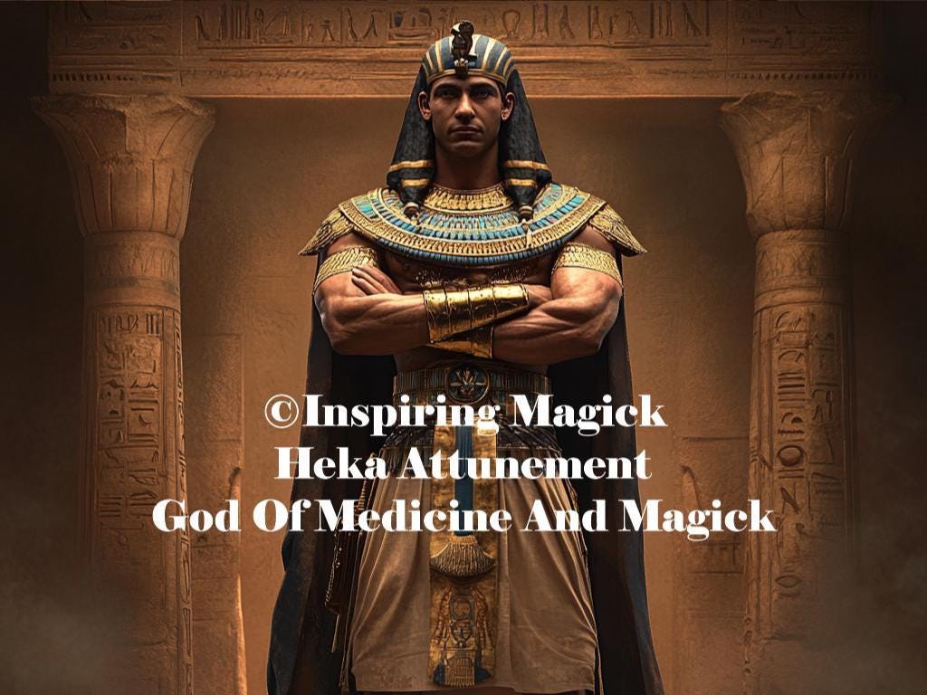 Heka Attunement Egyptian God of Medicine And Magick