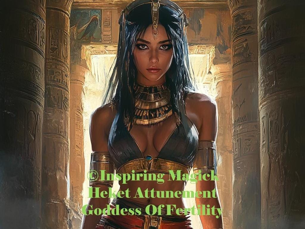 Heket Attunement Egyptian Goddess Of Fertility
