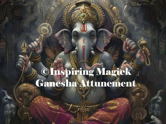 Lord Ganesha Attunement Initiation Conjuring Binding Spirit Guide Spirit Companion