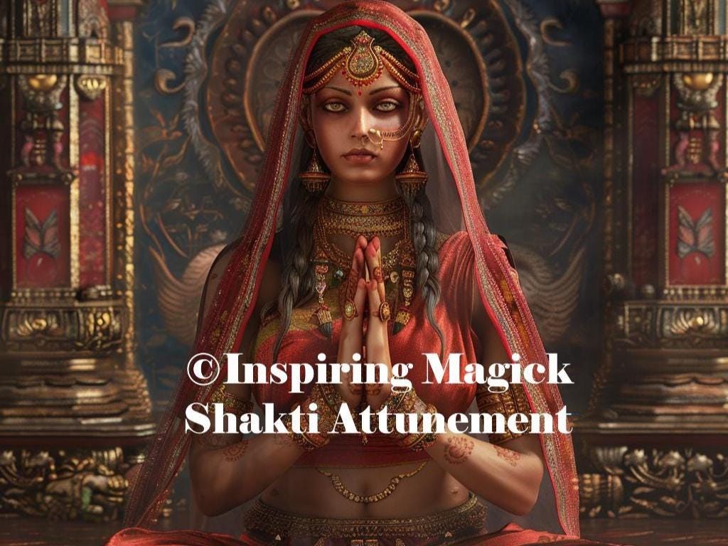Shakti Attunement Initiation Hindu Goddess Of Protection And Spiritual Growth Spirit Guide Spirit Compnaion