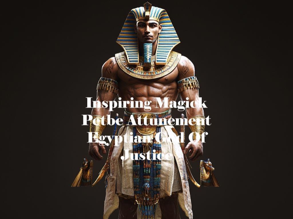 Petbe Attunement Egyptian God Of Retribution And Justice PDF Delivery