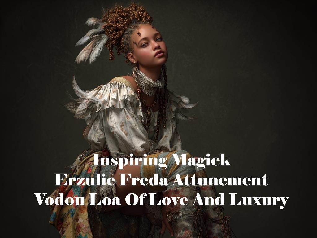 Erzulie Freda Attunement. Voodoo Loa of Love And Luxury
