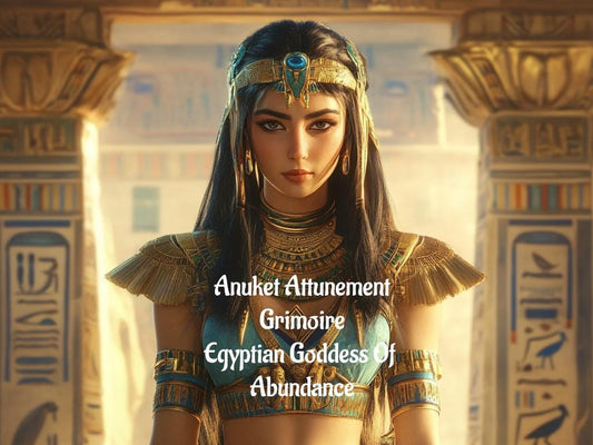 Anuket Attunement Egyptian Goddess Of Abundance And Divine Embrace Grimoire PDF Delivery