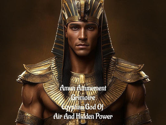 Amun Attunement Egyptian God Of Air And Hidden Power Grimoire PDF Delivery