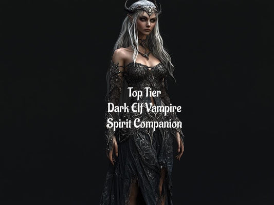 Dark Elf Vampire Spirit Companion: Top Tier (Digital Service)