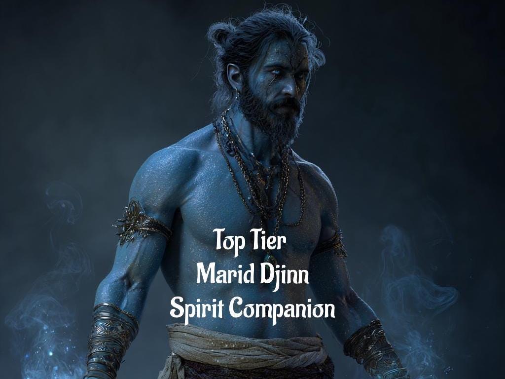 Marid Djinn Spirit Companion Top Tier Conjuring